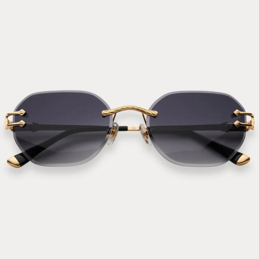 James Oro Black Tint Opus XL Sunglasses